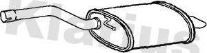 Klarius bm367g muffler exhaust - muffler,
