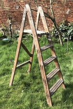 Vintage Folding A Frame Rustic
