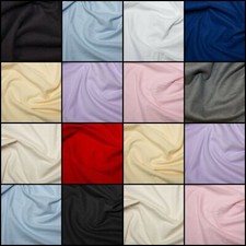 Plain Coloured Wincyette Flannel Brushed 100% Cotton Fabric