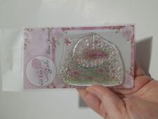 Lovely Floral Pram Wild Rose Photopolymer Stamp