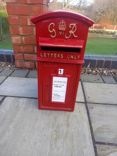 Royal mail cast iron post - mail,