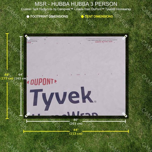 Tyvek footprint for - for, msr