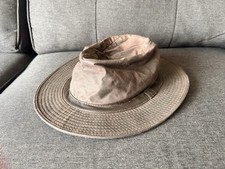 Barbour Waxed Hat Brown Medium