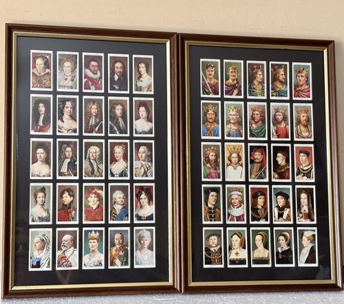Vintage framed cigarette - vintage, cards