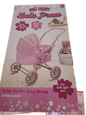 My First Dolls Pram folds flat