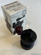 Robert Welch Boxed Cast Iron Vintage Pepper Mill (Black) Cole & Mason Mechanism