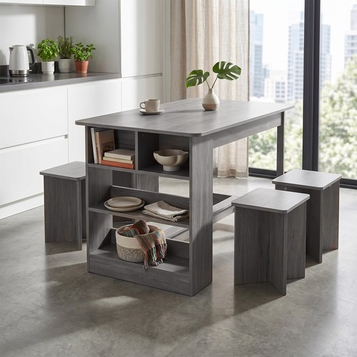 5pcs dining table and - 5pcs,