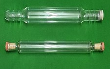 Glass Rolling Pins x 2, Pyrex & Easiwork.