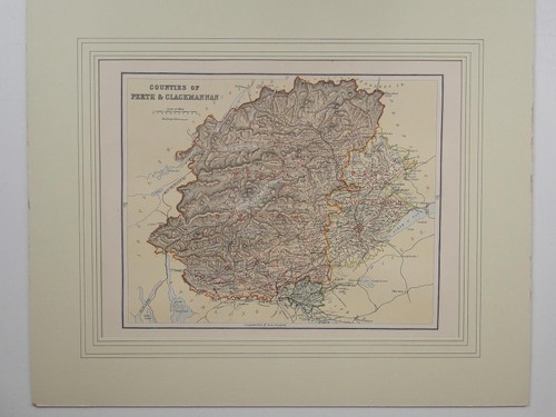 Map counties perth - counties, &