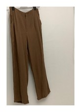 Primark Brown Linen Blend Wide