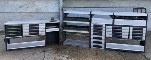 Van racking shelving - racking, drawers
