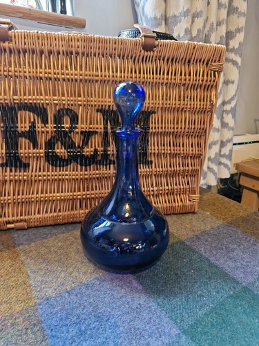 Vintage mid century - mid, cobalt
