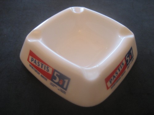 Vintage cristal ashtray pastis - vintage,