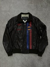 Vintage Dakota Steve McQueen TAG Heuer Leather Jacket Racing Bomber Mens sz M