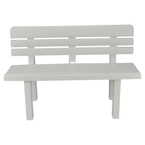 Seater plastic garden bench - plastic,