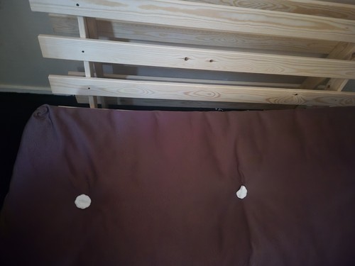 Double futon bed brown - futon, good