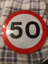 50 MPH Speed Limit Road Sign