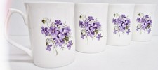 Sweet Violets Mugs Set of 2