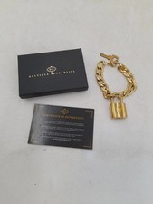 Louis Vuitton Padlock Bracelet Repurposed LV Bag Charm by Boutique SecondLife