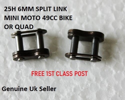 25h 6mm mini moto chain - 25h,