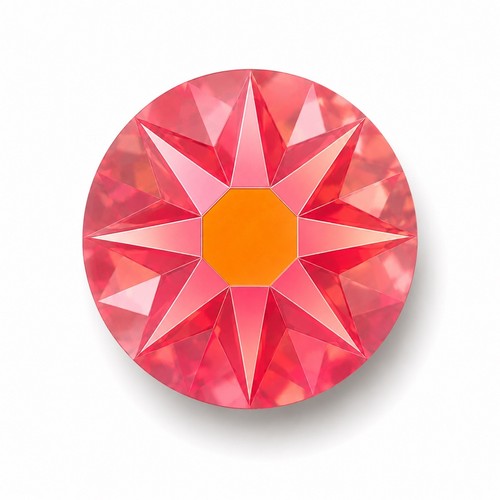 100 flat back crystals - 100,
