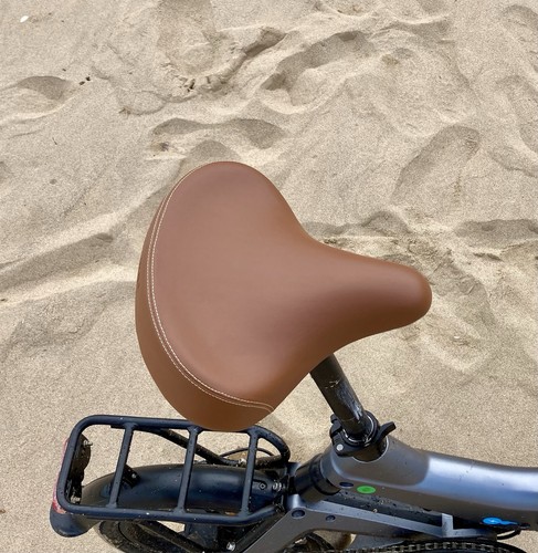 Comfortable wide bike seat - comfortable,