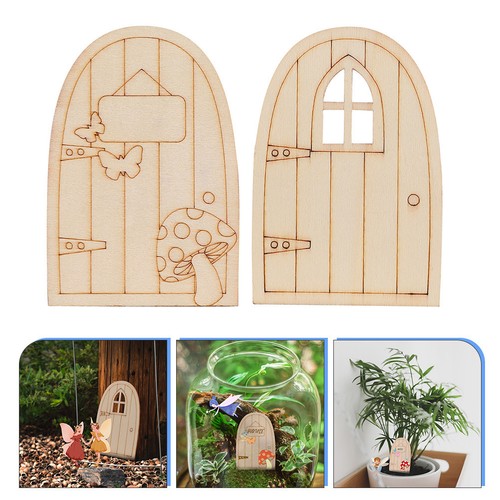 Pcs miniature wooden fairy - 20,