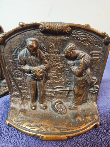 Antique cast iron book - cast,