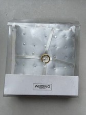 Square BHS white wedding ring