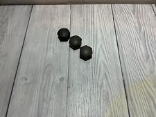 VOLKSWAGEN SKODA AUDI WHEEL BOLT NUT COVER PLASTIC CAPS 1 SET OF 3 321601173B
