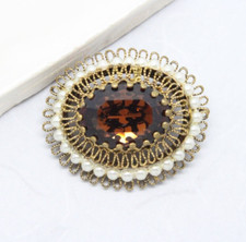 Beautiful vintage czech amber - vintage,