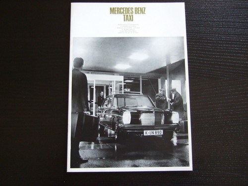 Mercedes brochure taxi 200d - mercedes,