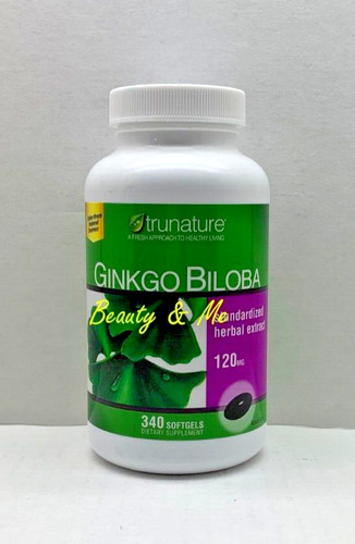Trunature ginkgo biloba 120mg - biloba,