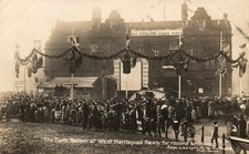 WW1 RP POSTCARD Tank Nelson Fundraising National War Bonds, W. Hartlepool 1918