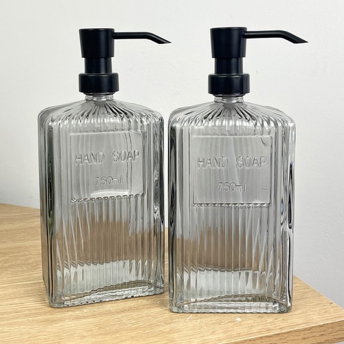 Glass soap lotion dispenser - glass,
