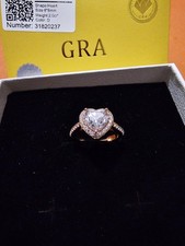 Mosanite diamond ring - diamond, lab