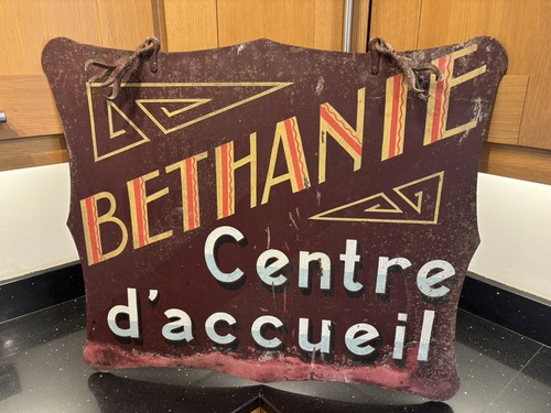 Antique french hand - french, painted