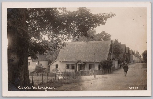 Castle hedingham village - castle,