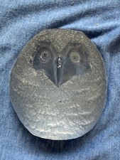 Mats Jonasson Owl Crystal Art