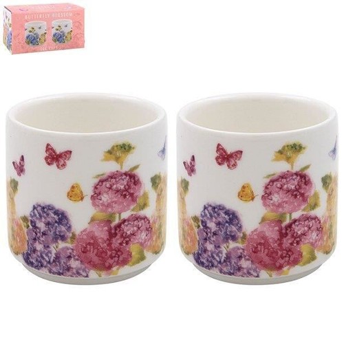 Butterfly blossom egg cups - blossom, set