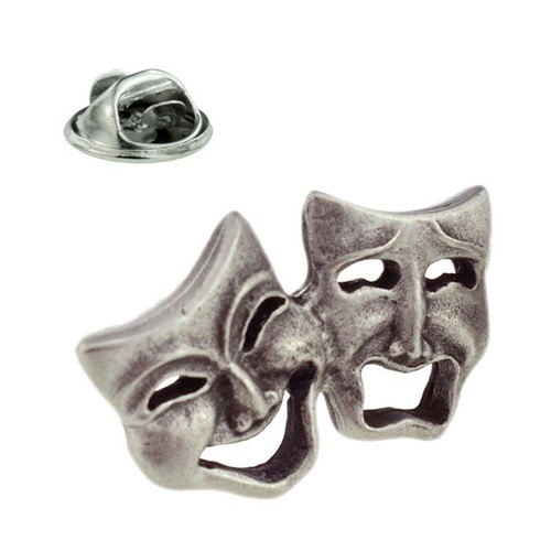 Drama comedy tragedy pewter - tragedy,