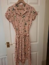 Vintage style Pink dress Blueberry Pattern Lysgaard Size S/8