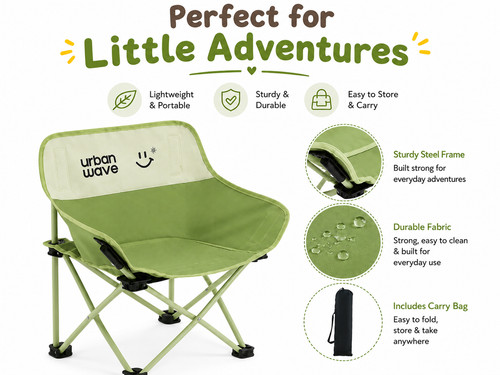Kids camping chair - chair, folding