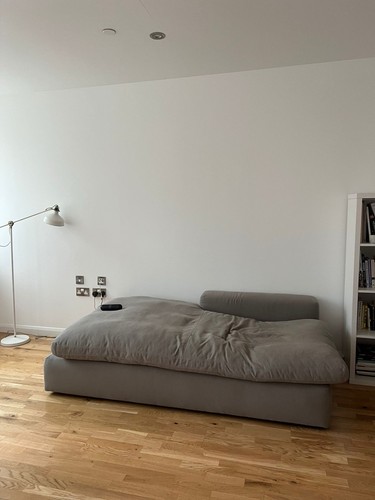 Post modern grey seater sofa - 3,