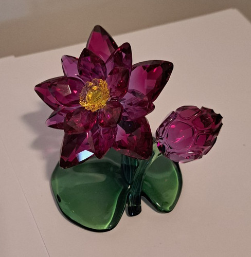 Swarovski crystal lotus flower - crystal,
