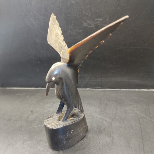 Vintage carved horn - vintage, figure