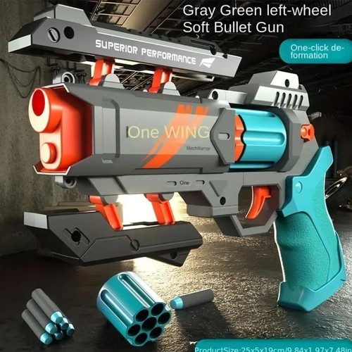 Pistol toy gun with soft - toy,