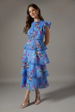 Coast Blue Midi Dress Womens Occasion Dresses