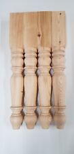 Set of 4 Solid Pine Farmhouse Table Legs 90mm x 90mm x 737mm