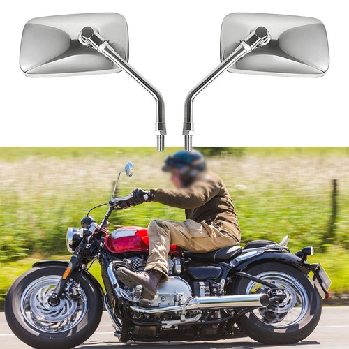 Silver motorcycle mirrors - motorcycle,